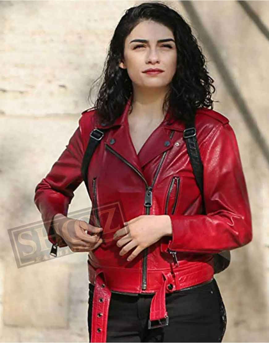 The Protector Hazar Erguclu Red Leather Jacket